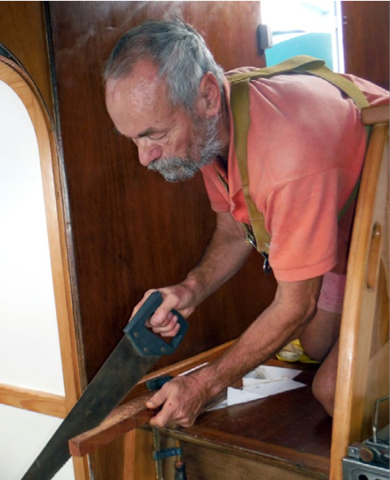 Making repairs underway
