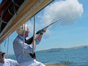 Firing the gun